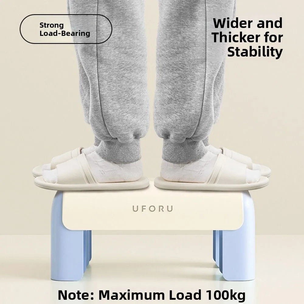 Sgabello ergonomico per cambio scarpe Sgabello piccolo per bambini antiscivolo impermeabile Sgabello da bagno addensato multifunzione