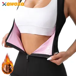 Professional Suit Shirt for Women Weight Loss Sweat Slimming Body Shaper Fitness Zipper Workout Waist Trainer Waist Support New