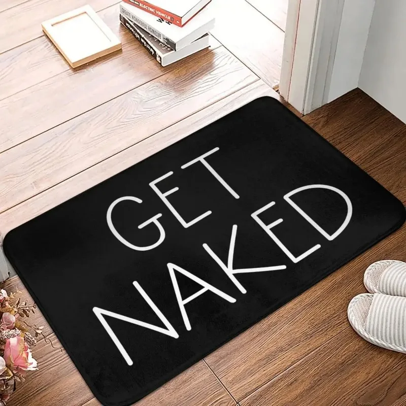 Get Naked Doormat Welcome Mat  Bath Bedroom Living Room Soft Anti-slip Carpet Balcony Floor Rug Home Decoration