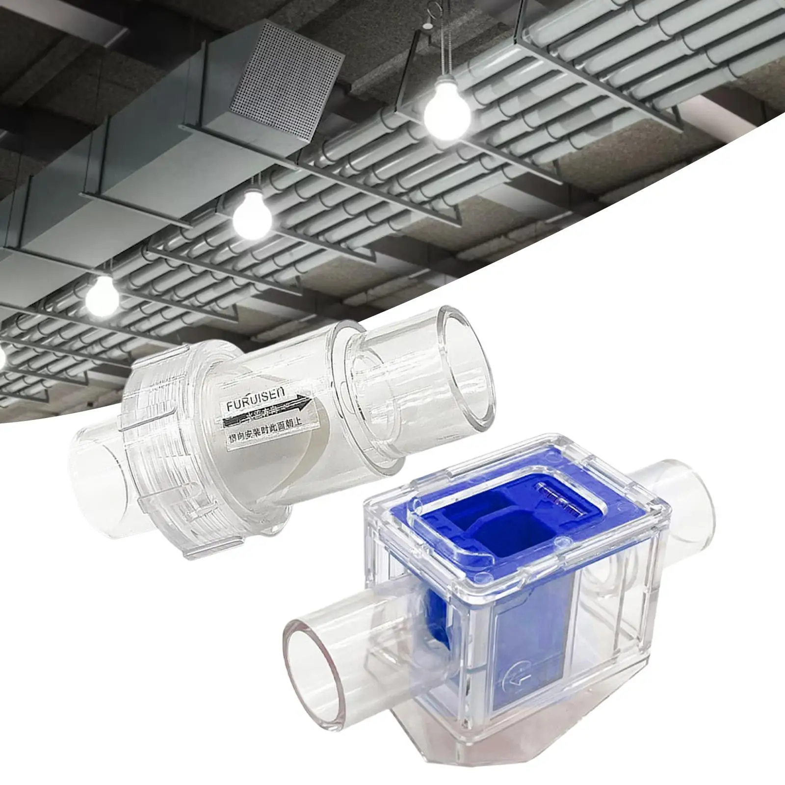 

Air Conditir Drainage Check Valve Sturdy Threeproof Valves for Central Air Conditioning System Ducted Machines Factories