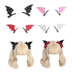 Hair Clips for Girl Halloween Hair Clips Lolita Bat Devil Wings Shape Barrettes Hair Barrettes for Toddler Girls Pince Cheveux