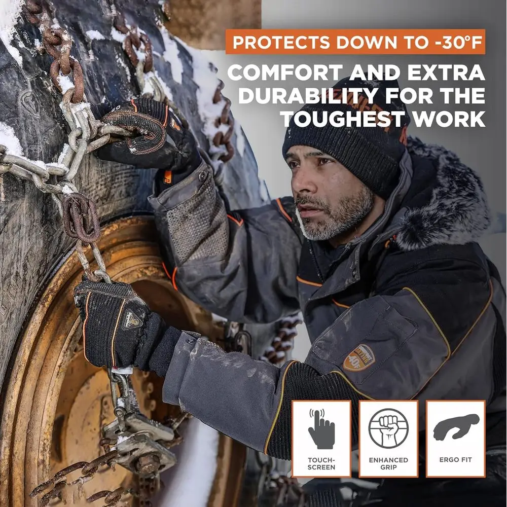 PolarForce Insulated Work Gloves by RefrigiWear, -30°F Comfort, Durable Protection
