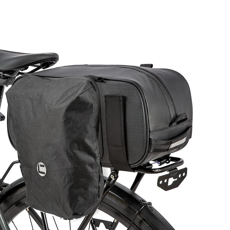 

New Bike Trunk Bag Bicycle Storage Pannier Saddle Bag 26L Multifuction Rear Bike Cargo Rack Bags With Reflective Waterproof