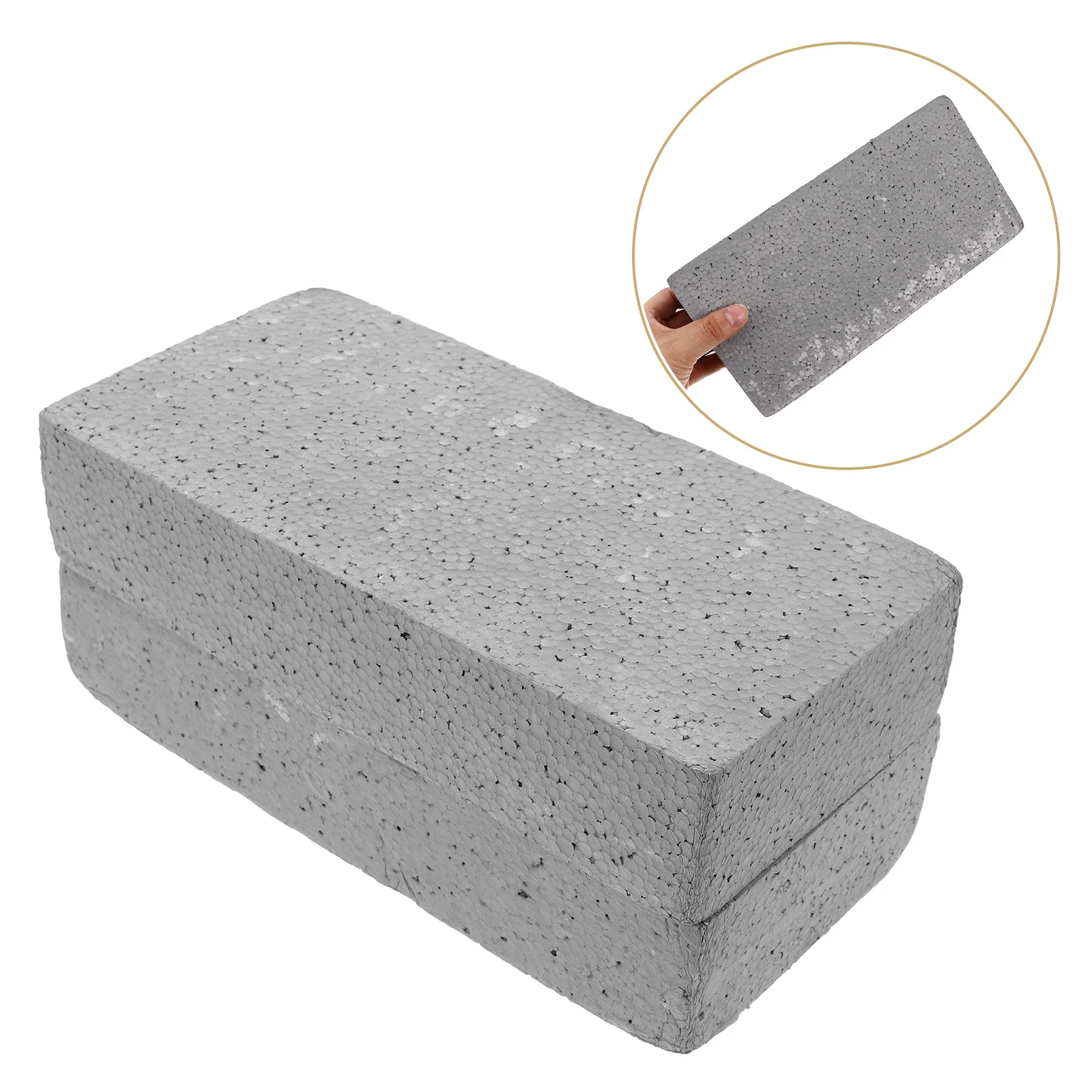 Accessoires de tête en brique, 2 pièces, briques en mousse souple, blocs géants en carton pour enfants, jeu créatif, Construction, amusant en intérieur et en extérieur