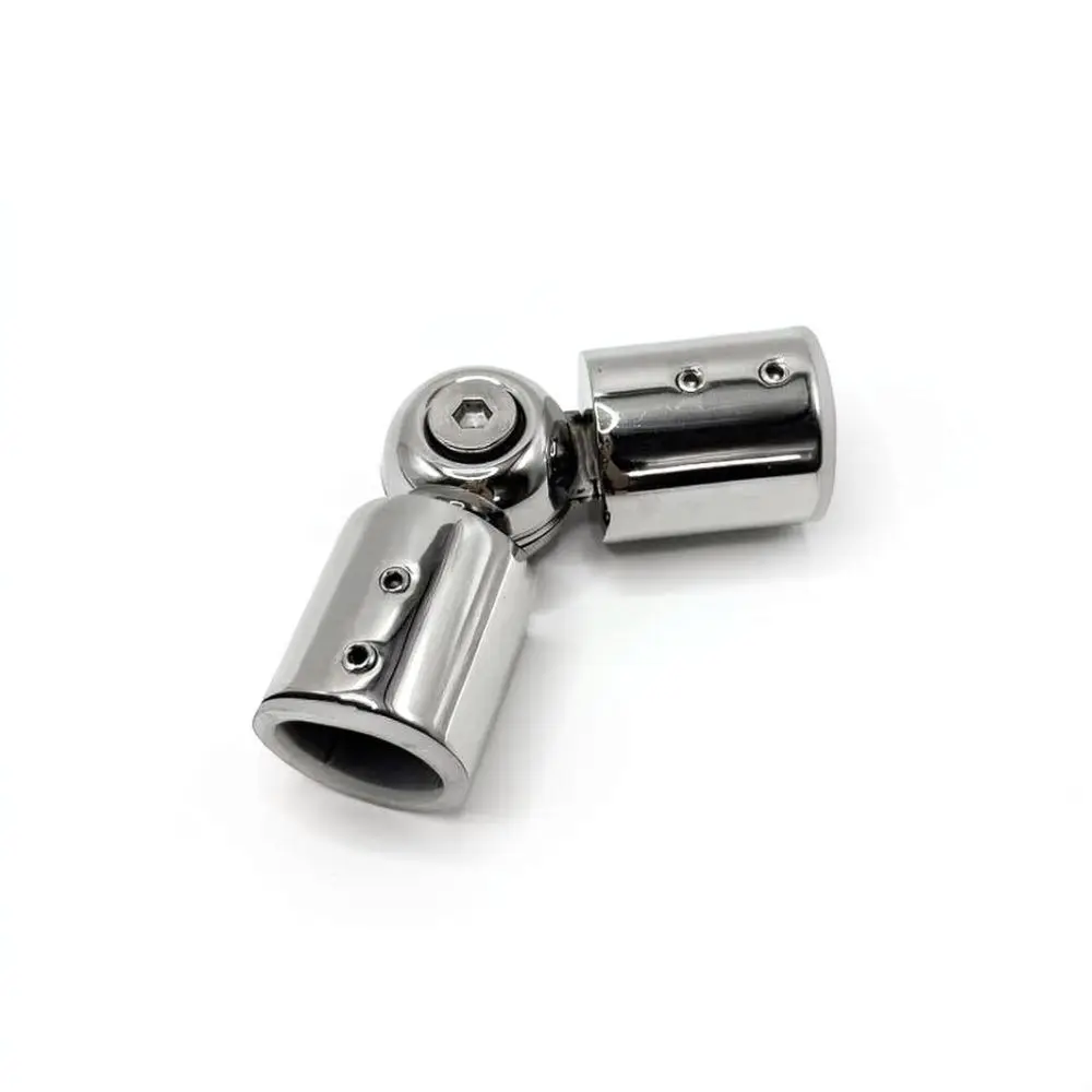 Modern Stainless Steel Shower Room Pipe Connector Glass Door Stabilizer Fitting Durable Bathroom Support Hardware