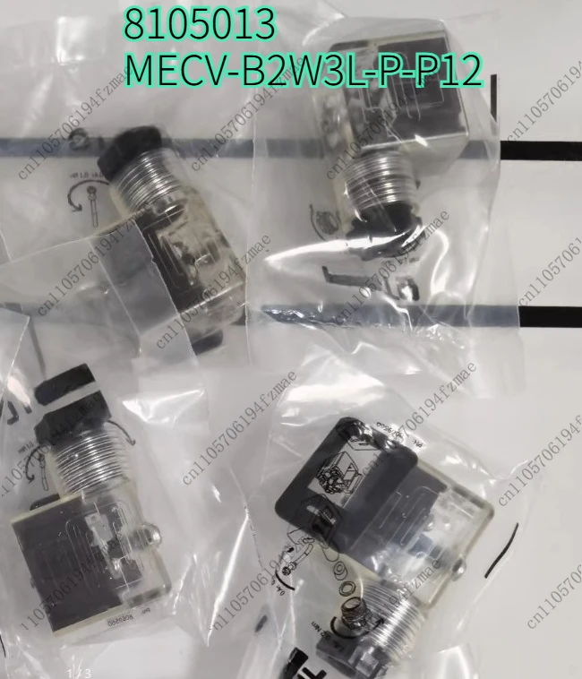 1PCS  New Solenoid Valve Socket 8105013 MECV-B2W3L-P-P12