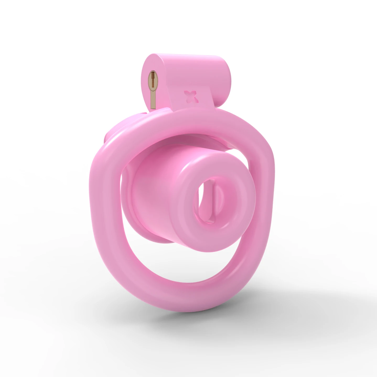Munchkin Deep Throat Inverted Penetration Master Padlock Male Chastity Cage for Chastity Pros,penis tube micro cock cage