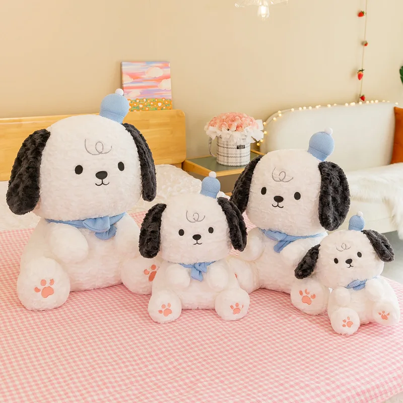 

Sanrio Kawaii Plush Toy Filled Doll with Scarf Cinnamoroll Sanrio Large Stuffed Animal Kids Birthday Gift for Children Plush Toy