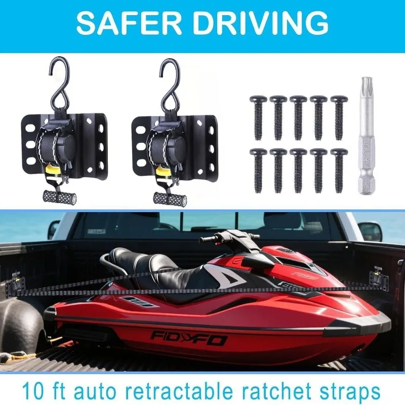 Automatic Recycling Ratchet Cargo Binding Strap Car Motorcycle Outdoor Transport Fixed Tensioner Binding Strap