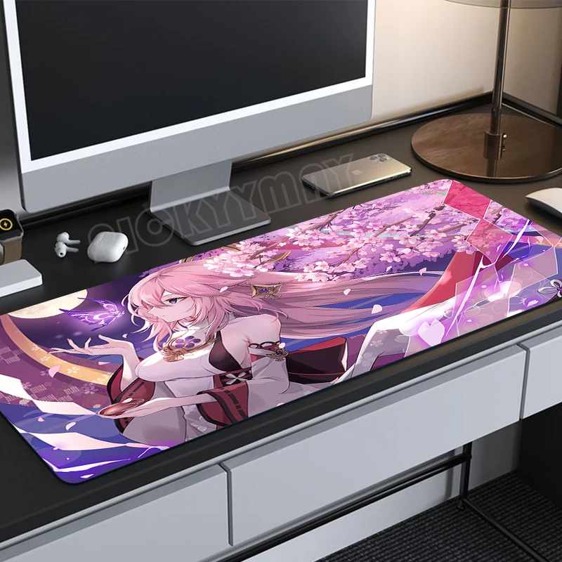 

Antique Girl Large Mouse Mat Gaming Mousepad Big Gamer Desk Mat 40x90cm Rubber Keyboard Mats Desk Pad Best Mouse Pad