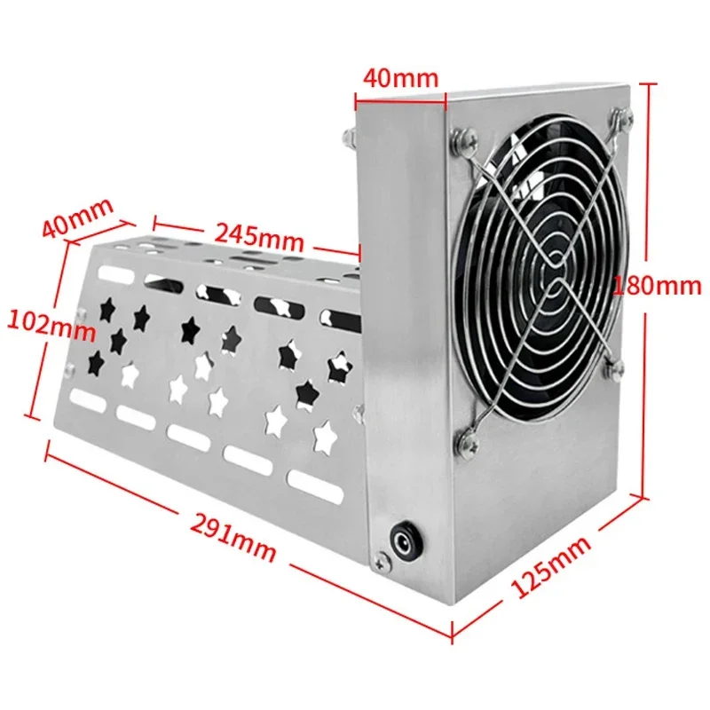 NF Efficient Compact Infrared - Sensing Egg Waffle Cooling Blower Fast Setting and Heat Dissipation