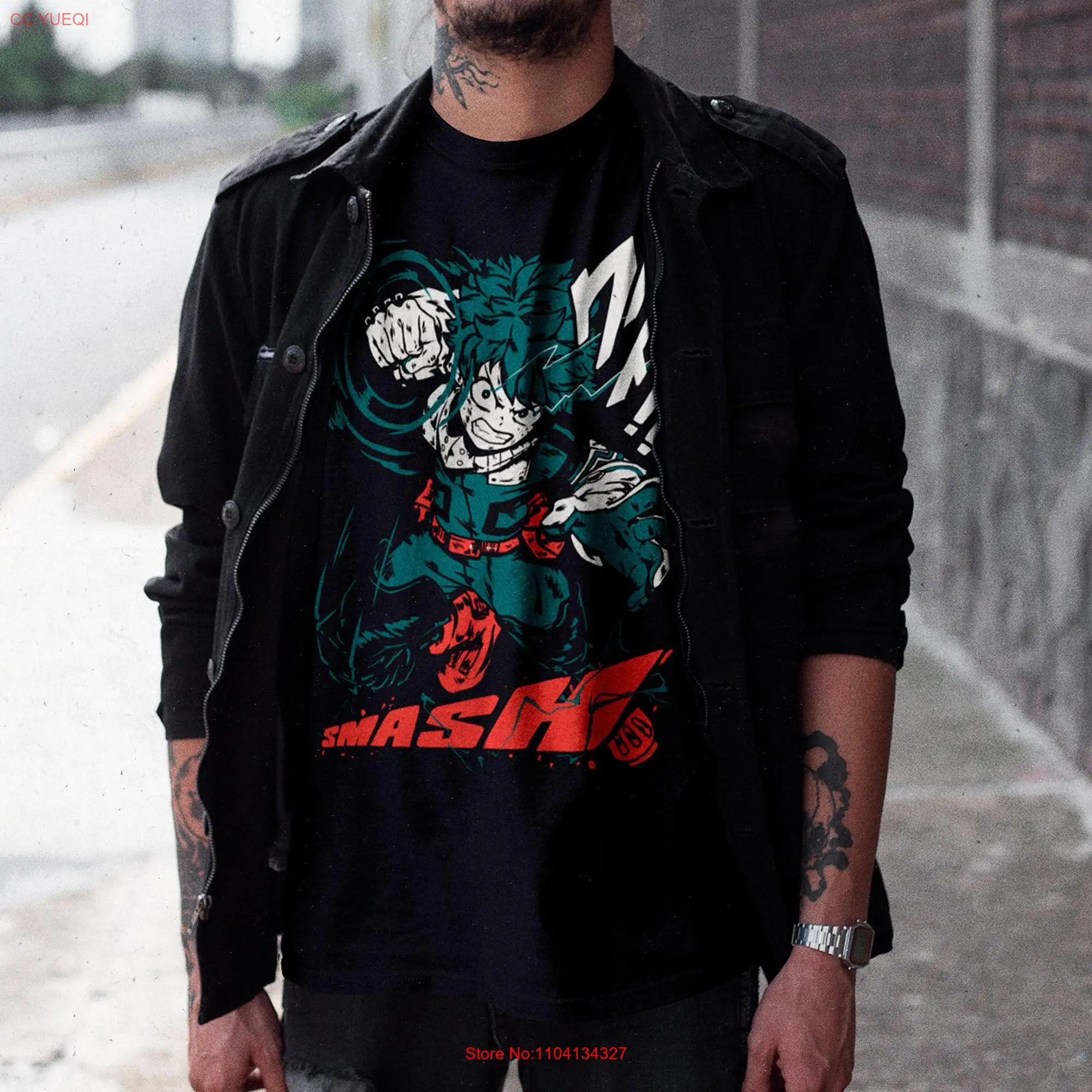 Izuku Midoriya T Shirt Deku Heroes Boku No Hero Academia Anime Manga My Otaku  long or short sleeves