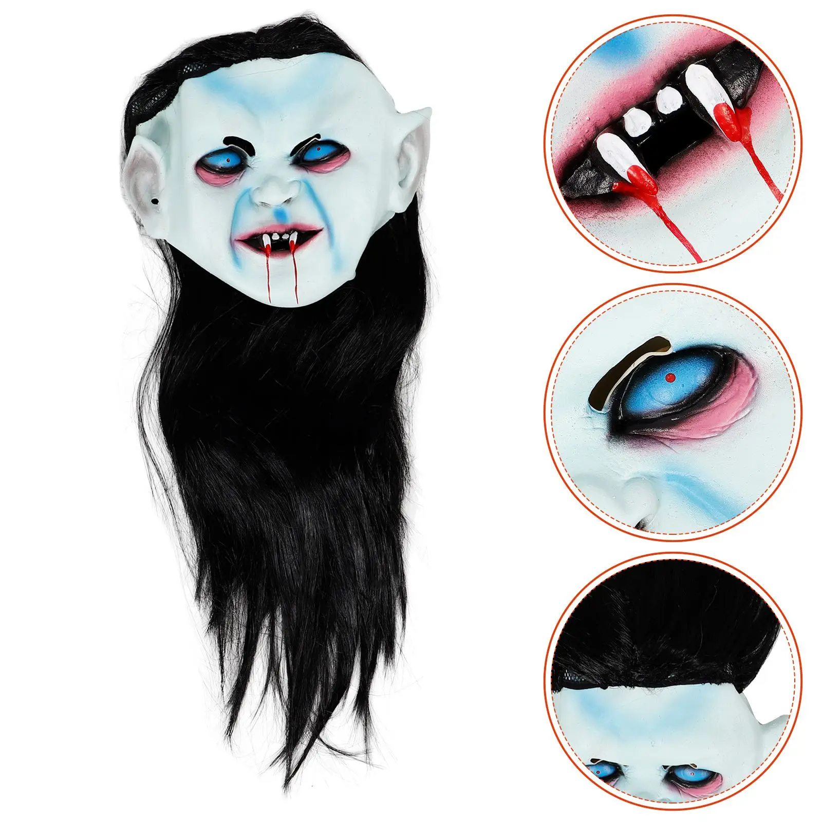 Ghost Halloween Cosplay Costumes Horrific Creepy Terrifying Toothy Zombie Ghost