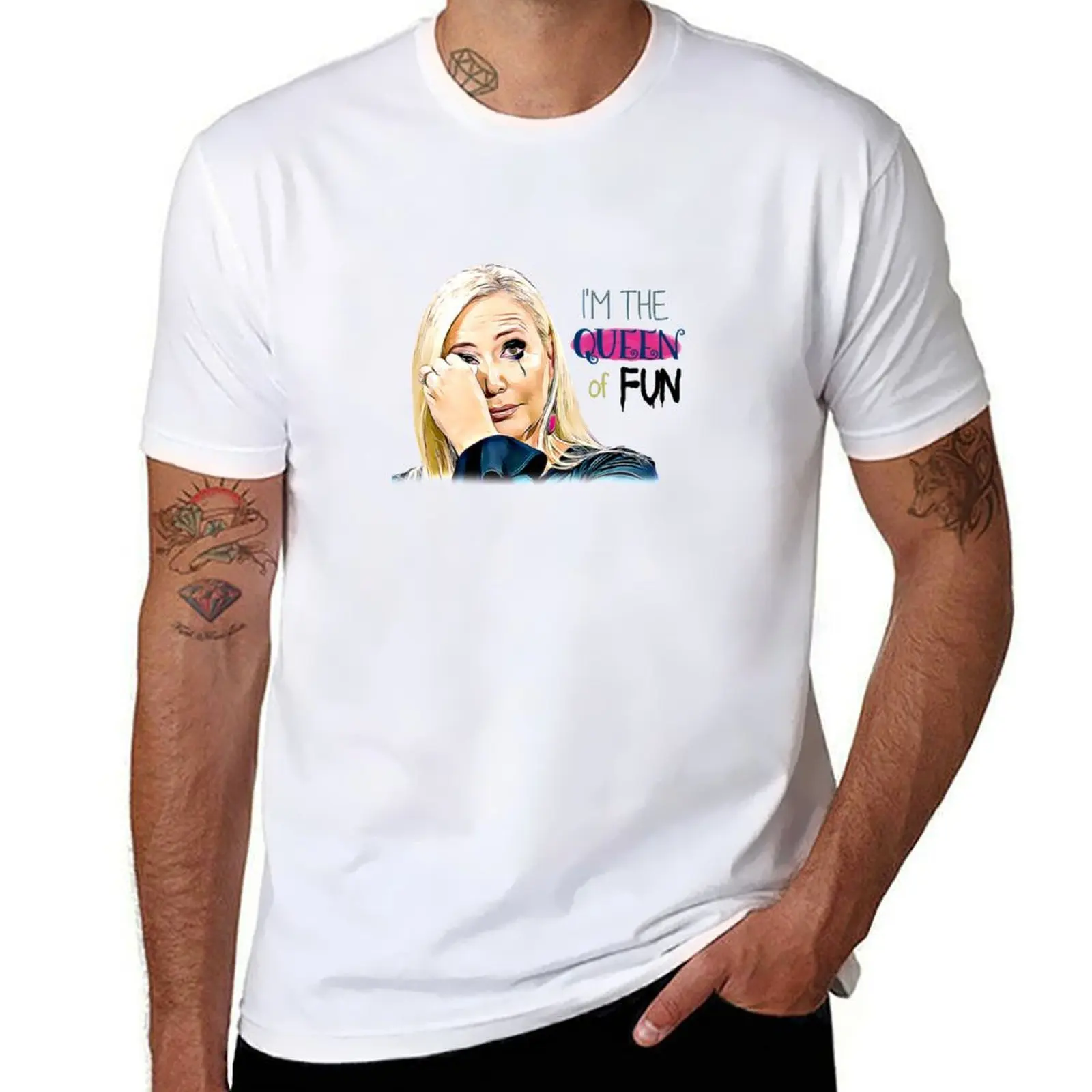 

Fun t RHOC t for Shannon Queen of аниме рубашка хлопок - мужской тяжелый - рубашки Футболка