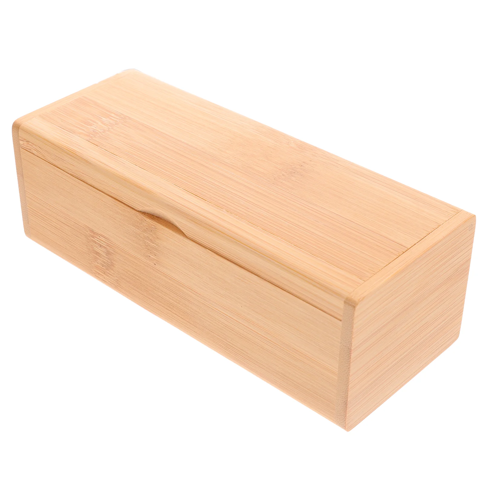 

Bamboo Storage Box Jewelry Case Container Organizer Memory Boxes for Keepsakes Wood Lidded Eyeglasses Cases Crate