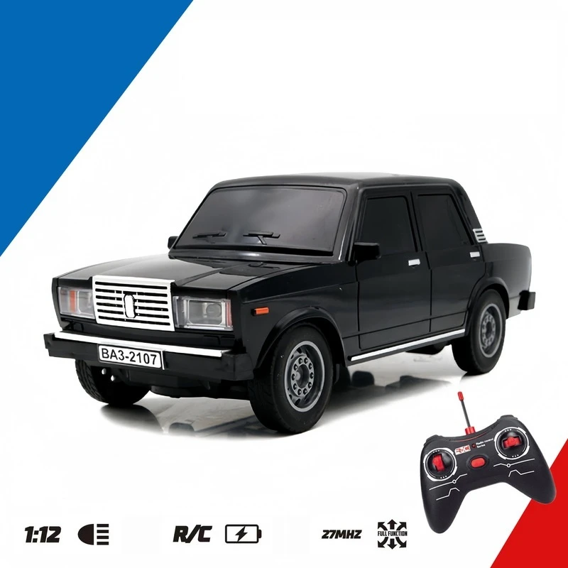 Remote Control Car 1 12 Scale 4 Channel Lada VAZ 2107 Simulation Sedan Model RC Toy Vehicle For Hobby Collection Display 2026
