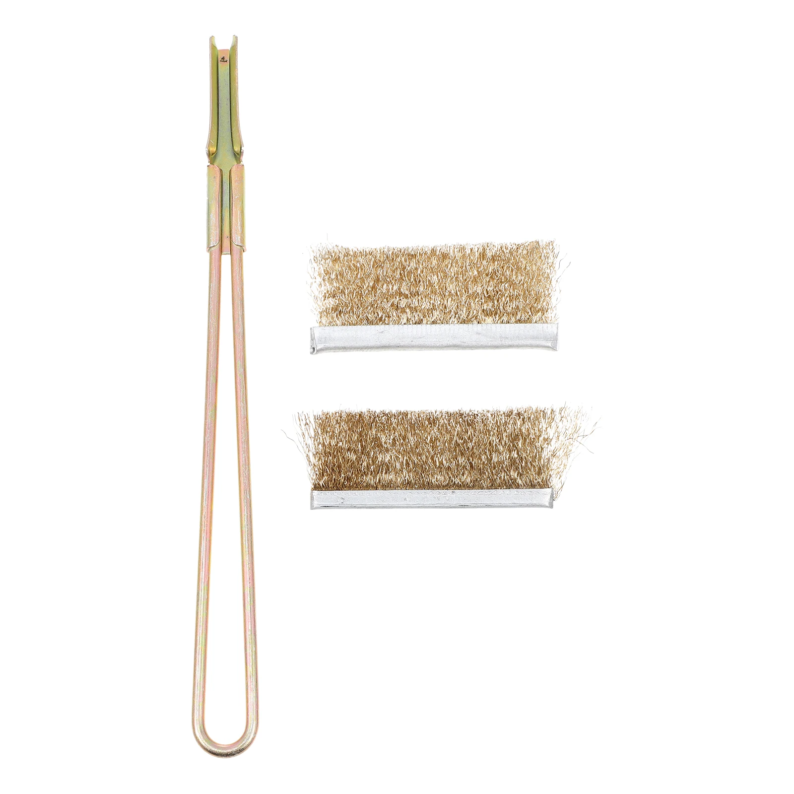 

1 set Wire Brush Bird Cage Cleaning Long Handle Steel Bird Cage Cleaner Copper Pet Tool Droppings Removal Feeder Cup Accessories