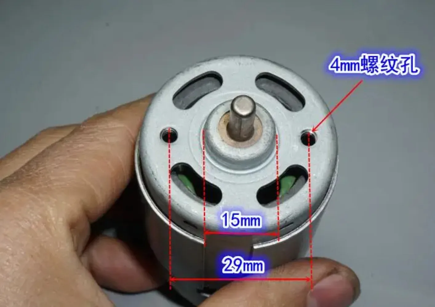 775 DC 12V-24V 18V 3700-7800RPM baja velocidad alto torque potencia rodamiento grande taladro y destornillador/herramientas eléctricas de jardín Motor cepillado