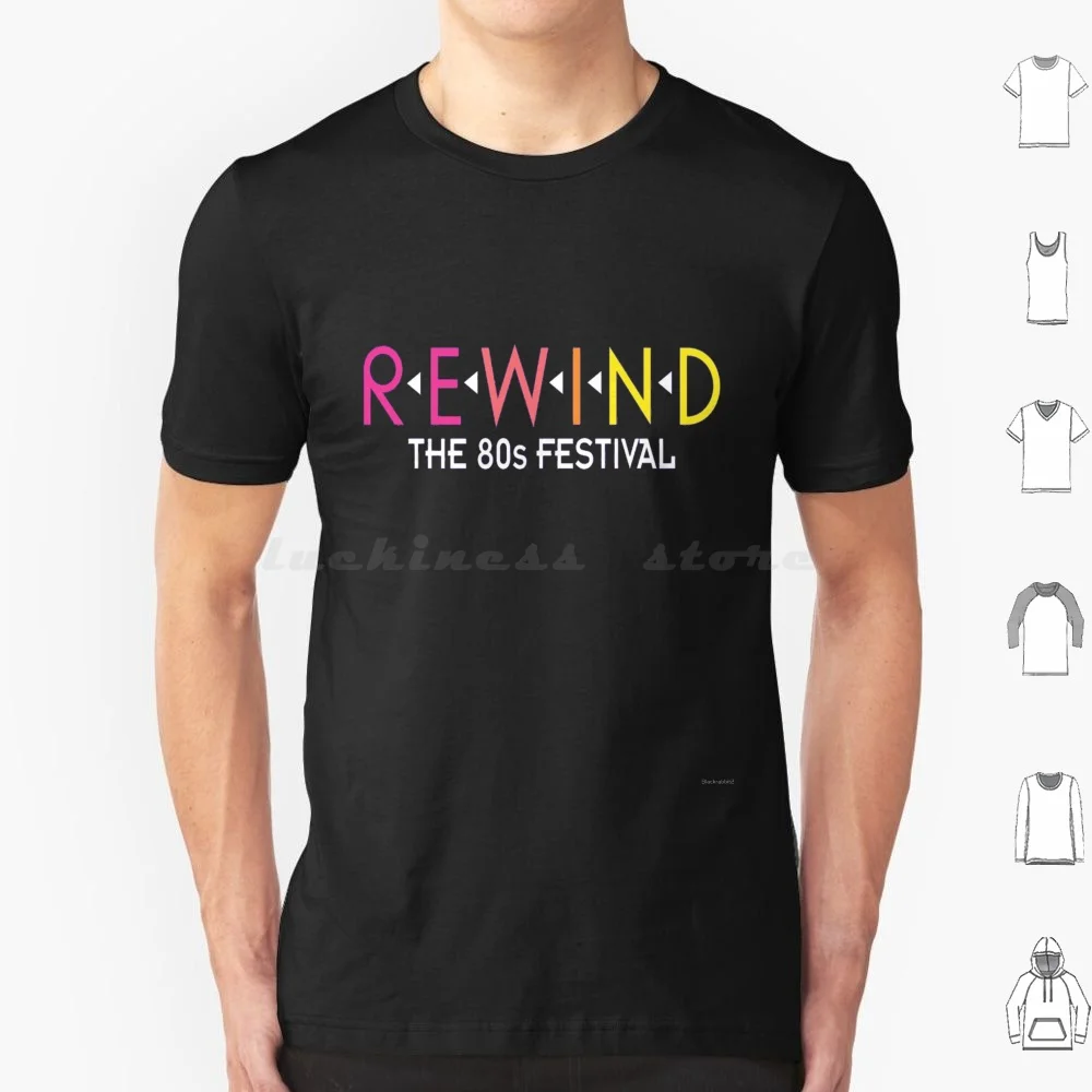 Rewind 80s Festival T Shirt Men Women Kids 6xl Rewind 80s 80 Eighties Festival Event Retro Top Tank Sweater Jumper Long Sleeved