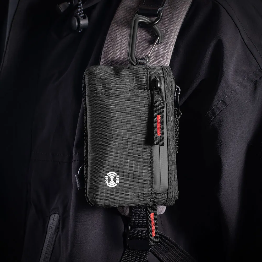 Unisex EDC Geldbörse RFID Diebstahlschutz Ultradünner Reißverschluss-Münzbeutel Mehrfach-Fächer Kreditkartenhalter Tragbar Leichtgewichtig Mini-Portemonnaie – Detail 7