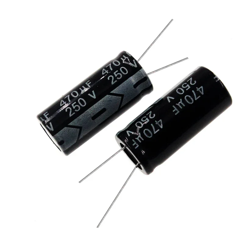 250V 1mF 2.2mF 3.3mF 4.7mF 6.8mF 10mF 22mF 33mF 47mF 68mF 100mF 150mF 220mF 330mF 470mF Electrolytic Capacitor