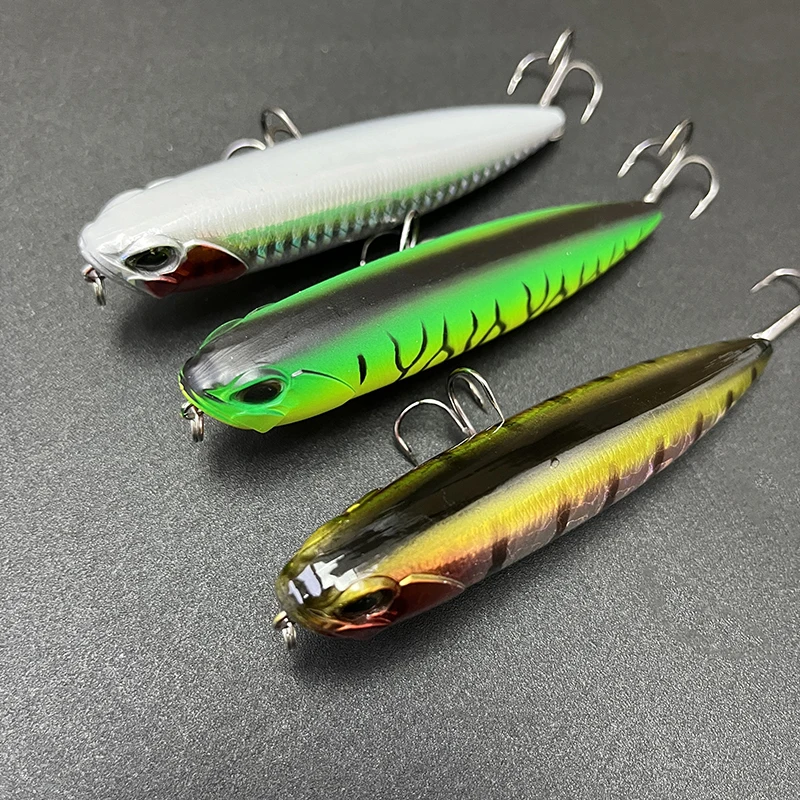 100mm 13.5g Topwater Pencil Fishing Lures Floating Walk the Dog Plastic Swimbait Wobbler Artificial Hard Bait Fishing Equipment