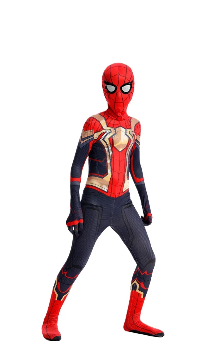 Spiderman Costume Fancy Jumpsuit Adult And  Halloween Cosplay Costume Red Black Spandex 3D Cosplay Clothing