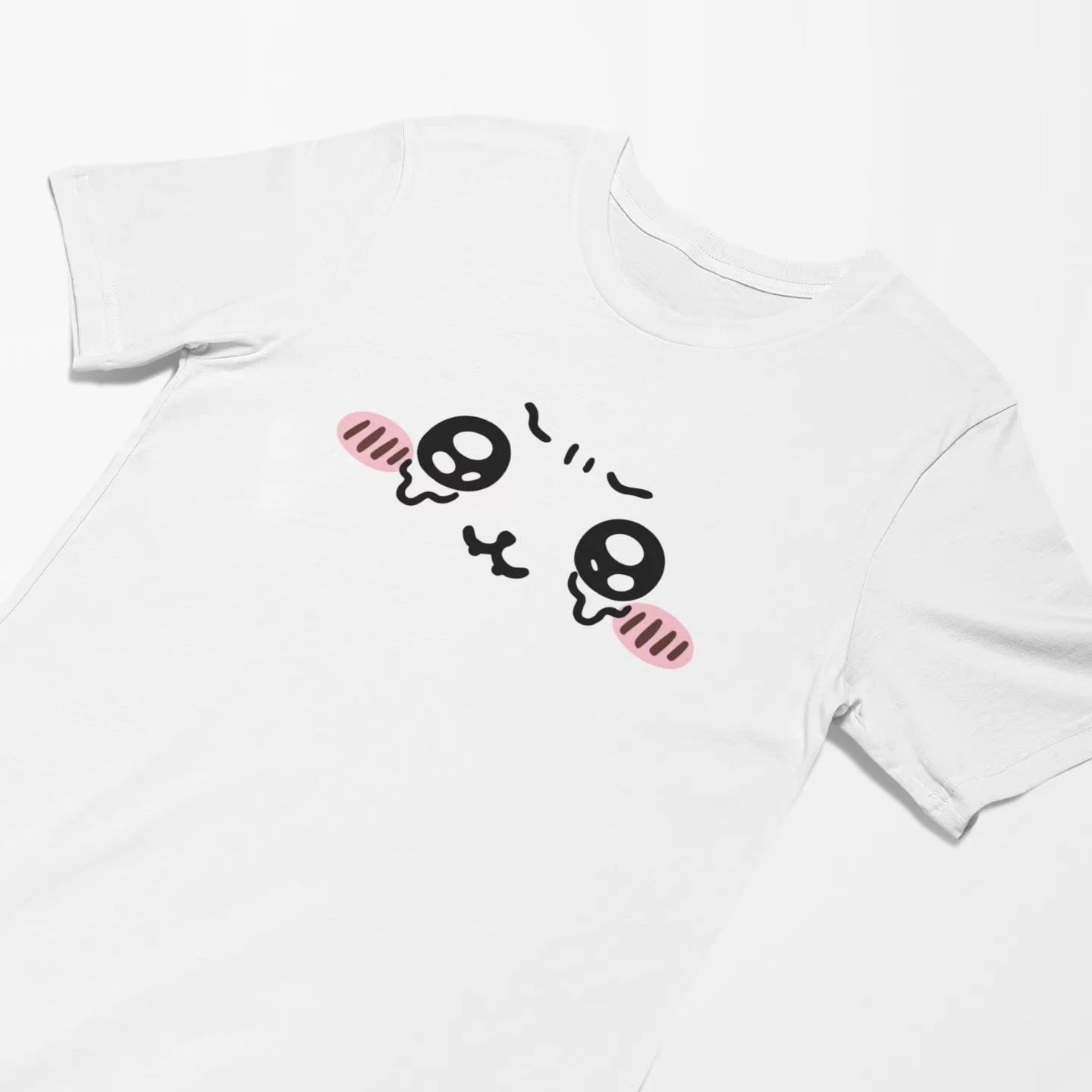 Chiikawa Usagi Hachiware Interesting Daily Scene Graphic T‑Shirt Unisex O‑Neck Short Sleeve Summer Casual Wear for Kid Adults