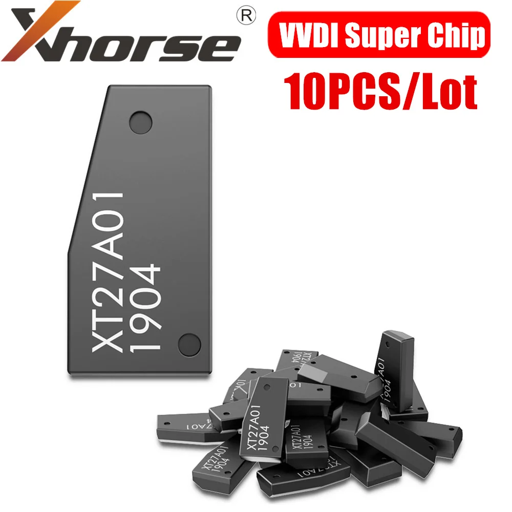 

Xhorse VVDI Super Chip XT27A01 XT27A66 Transponder Support Rewrite for VVDI2/VVDI MAX/VVDI MINI 10pcs/lot