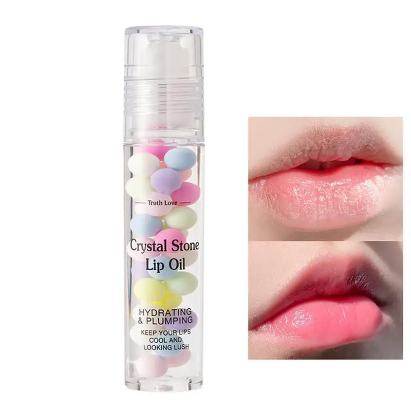 Roll-On Lip Oil Moisturizing And Hydrating Lip Gloss Nourishing Lip Balm Moisturizing Hydrating Non-Sticky Lip Oil Lip Care