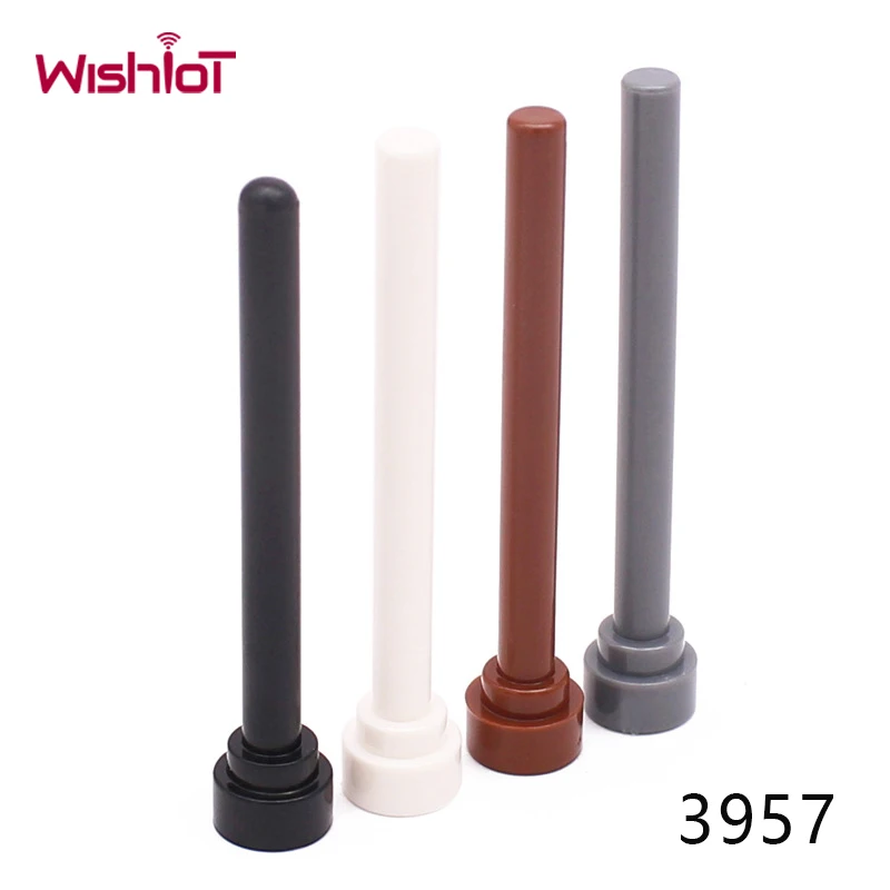 

500g 1x4 Antenna Flagpole Post 30064 Building Blocks Length 38.3mm Compatible with 3957 Educational Toy Replacement Parts