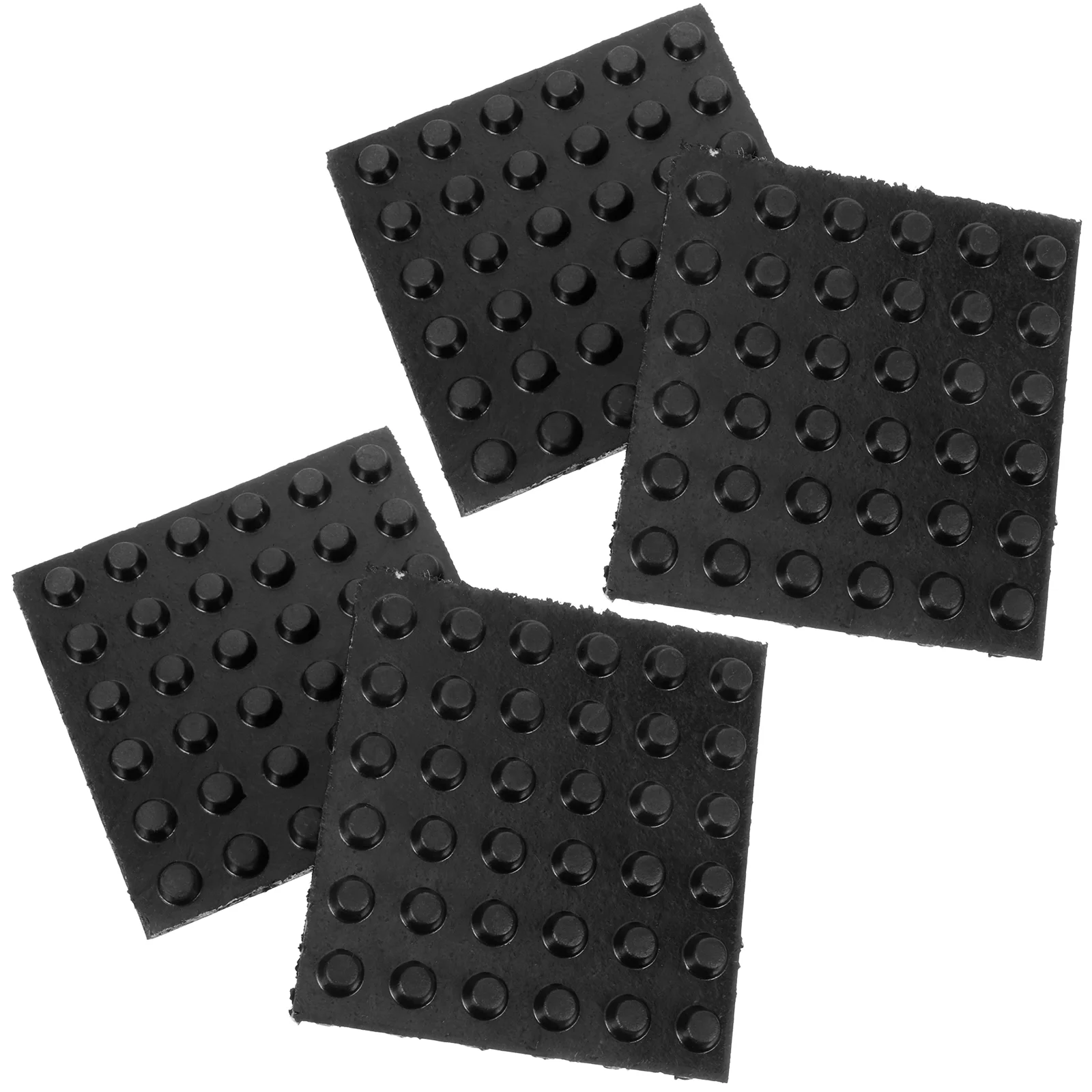 

4 Pcs Shock Absorber Washer Anti Vibration Mat Washing Machine Noise Dampening Pad Square Pads for Absorbing Rubber