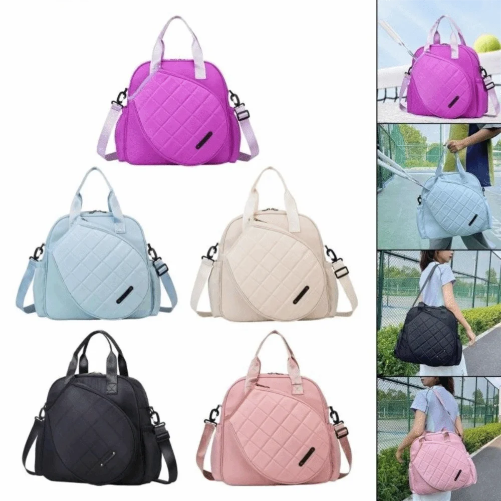 

Multifunctional Large Capacity Tennis Bag Lightweight Oxford Cloth Badminton Bag Waterproof Tennis Handbag Travel