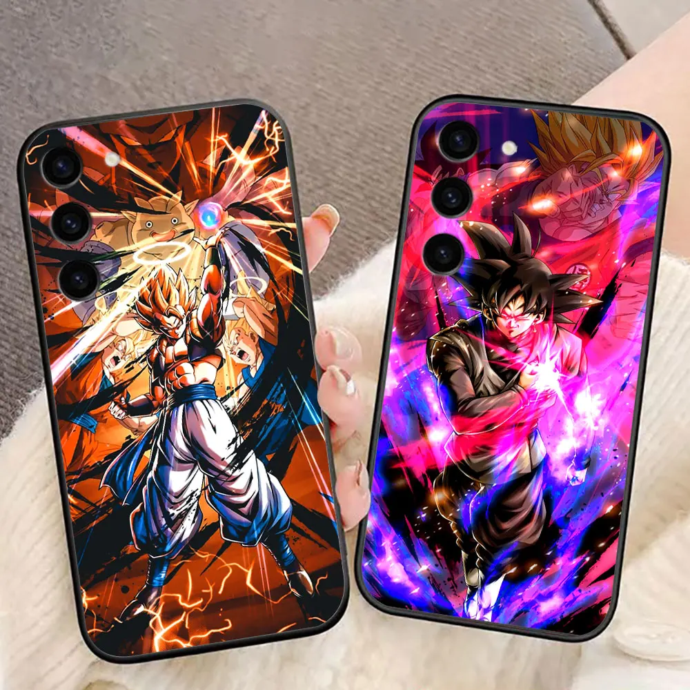 

D-Dragon Ball Super Saiyan Cover Phone Case For Samsung Galaxy S26 S25 S24 S23 S22 S21 S20 FE S10 Ultra Plus DIY Case Capa Shell