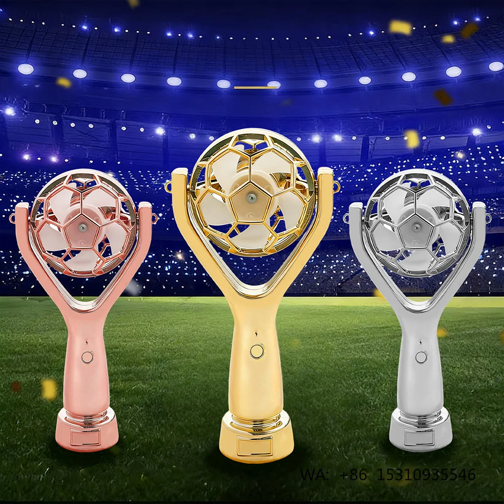 2026 New Mini Handheld Fan Football-shaped Cute Portable USB Electric Desktop Personal Fan Outdoor Student Gift