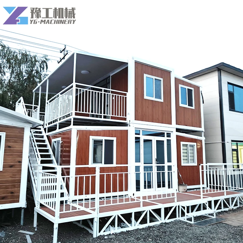 YG Customized Reusable Expansion Box Houses Fast Installation Outdoor Work Site Folding Container Houses for Business and Living