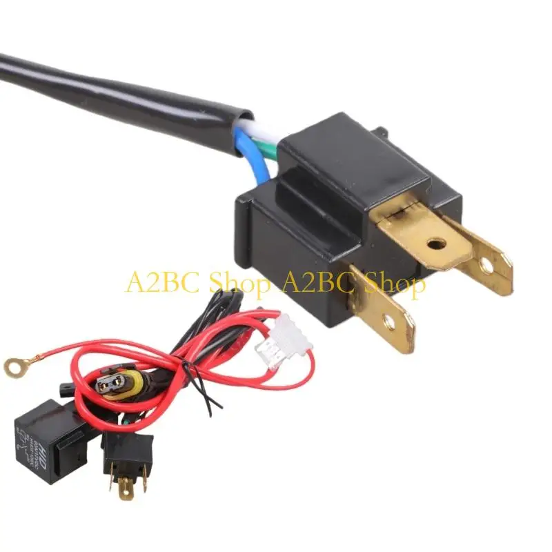 A2BC Motorcycles Headlight Conversion Harness Strong Brass Wiring Quick Designing Suitable for Various Models
