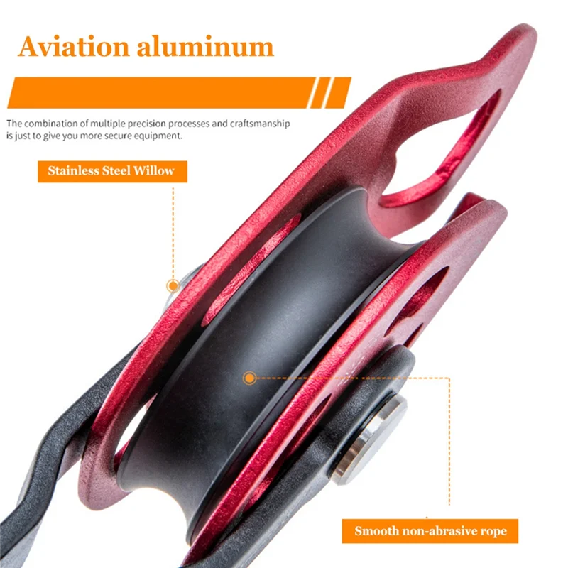 

Camnal Climbing Pulley Professional Rock Climb Accessory Firm Load-Bearing Ascender Lifter Equipment For Outdoor Sport Rescue