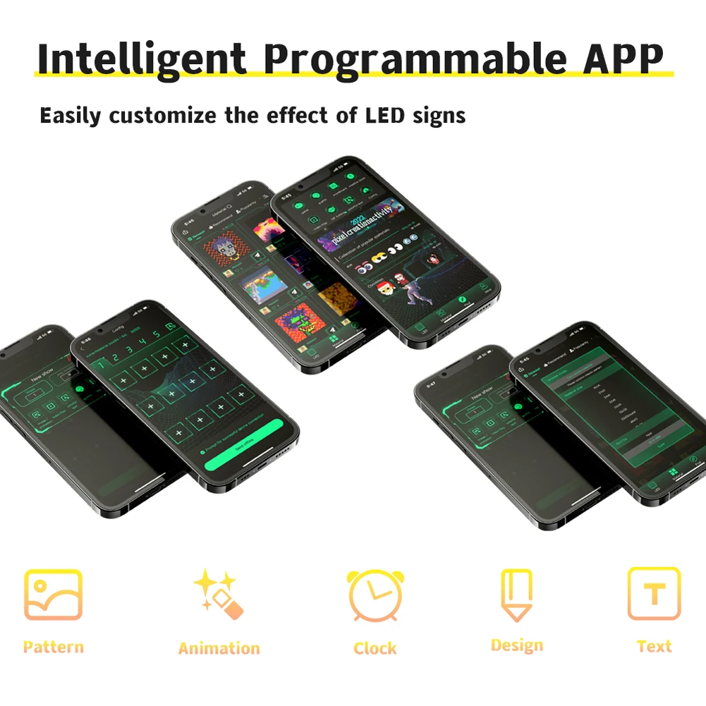 데빌 아이즈 LED 패널 라이트 리모컨 LED 데빌 아이 장식 조명 데몬 아이즈 플렉시블 LED 패널 (매장/바/트럭용)