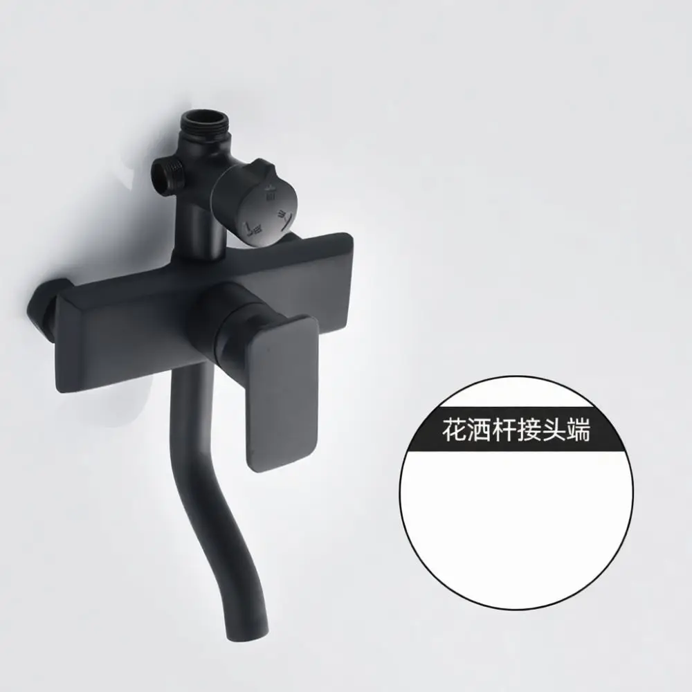 Shower Head Extension Tube Adjustable Shower Riser Rail Pipe Bathroom Faucet Lift Rod Replacement Accessory Hardware