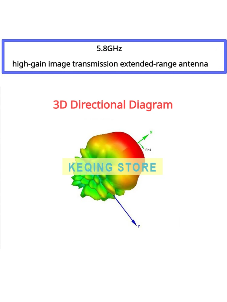 5.8GHz antenna 5800MHz antenna high gain extended range WIFI image transmission remote control extended range