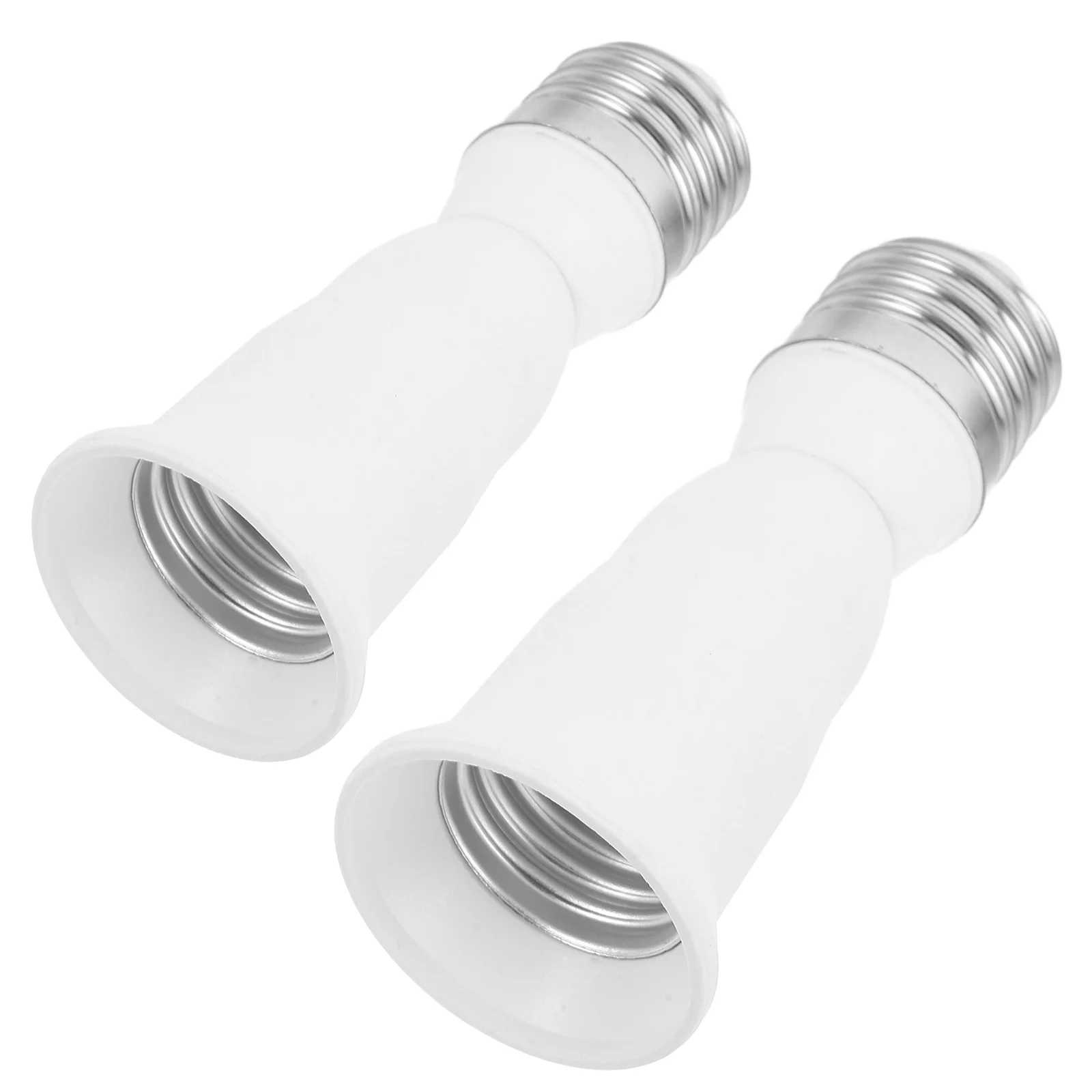 

2 шт. E26/E27 адаптер для цоколя для лампочки, удлинитель-конвертер для светодиодных ламп, устойчивый к высоким температурам, универсальный разъем для освещения