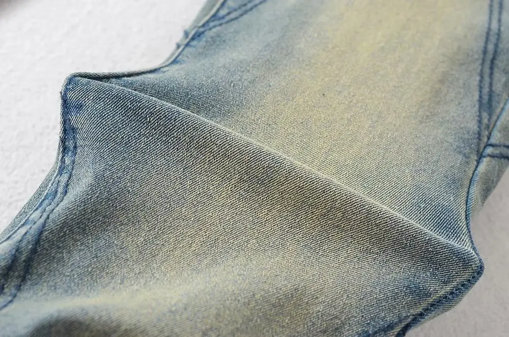 High Waist Bell Bot Jeans Women's Cotton Stretch Denim Heavy Waed Long Dra Bootcut Pants Slimming Wide Leg Jeans