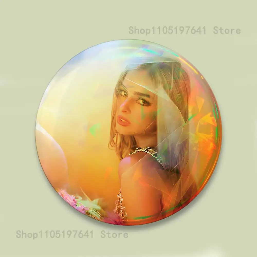 A-أديسون راي شارات زر مستدير الإبداعية دبوس بروش شارة حقيبة ديكور المشجعين جمع هدايا الأصدقاء #5