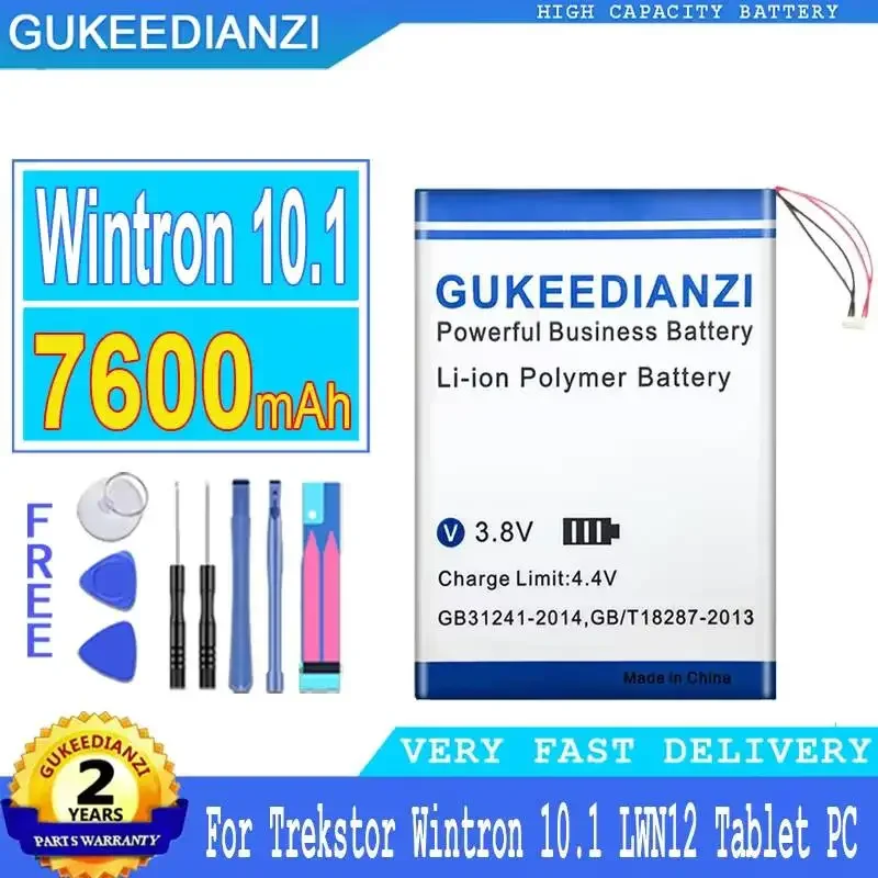 

For Trekstor Wintron 10.1 Lwn 12 Tablet PC Reliable Power 7600mAh Laptop Battery