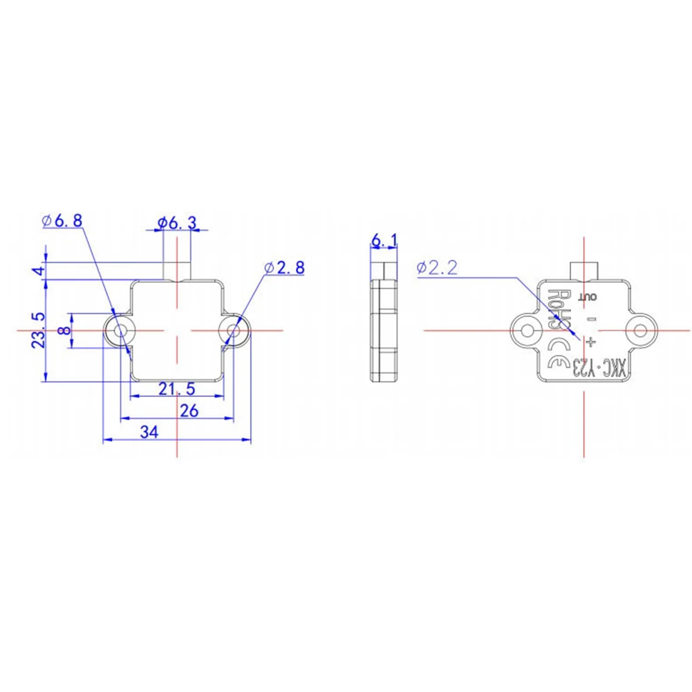 XKC-Y23A-NPN XKC-Y23A-V Liquid Level Sensor Switch Non-Contact Stick Induction Water Level Detector Replacement Power Tool Parts