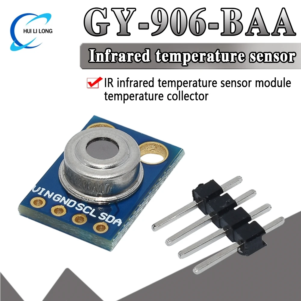 GY-906 MLX90614 MLX90614ESF non-contact Infrared Temperature Sensor Module IIC Interface IR Sensor Compatible for arduino