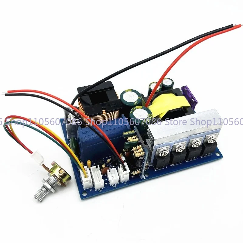 12V350W Pulse Booster Board, Frequency Adjustable Integrated Circuit Small Inverter Main Board Booster Power Board