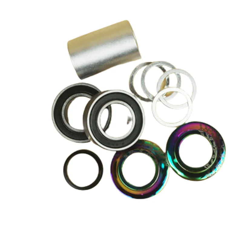 BMX Shaft Bearing Set, New Aluminum Alloy Dust Cover, Outer Diameter of 41mm and Inner Diameter of 22mm, MIDbb