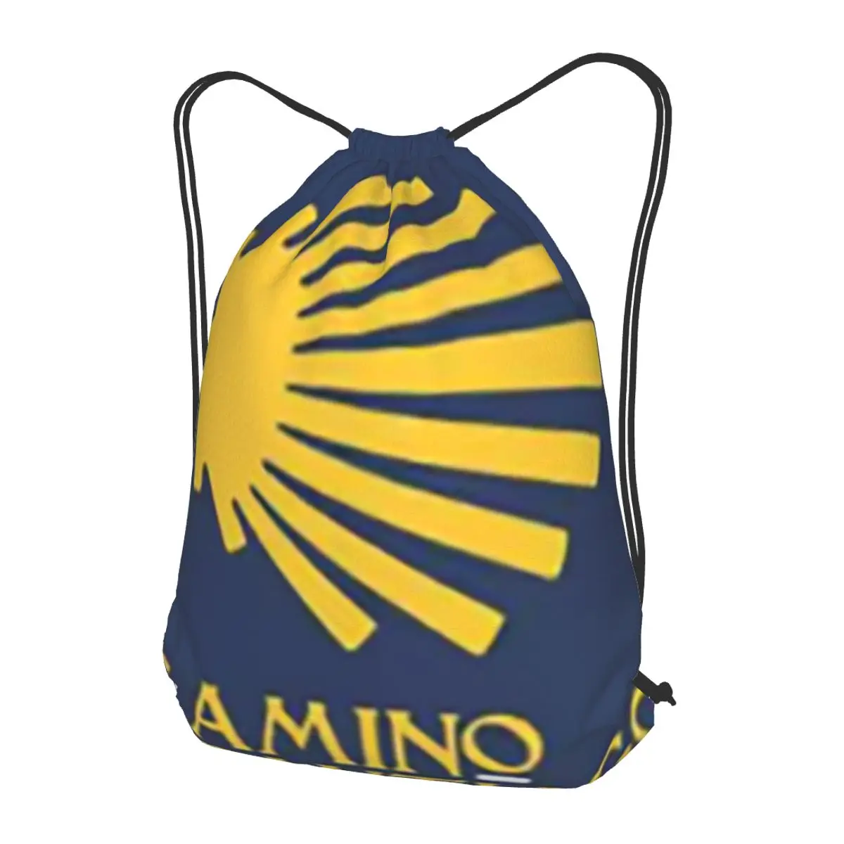 

Concha Camino De Santiago 2 Backpacks Fashion Drawstring Bags Shoes Bag Book Bags for Man Woman Students